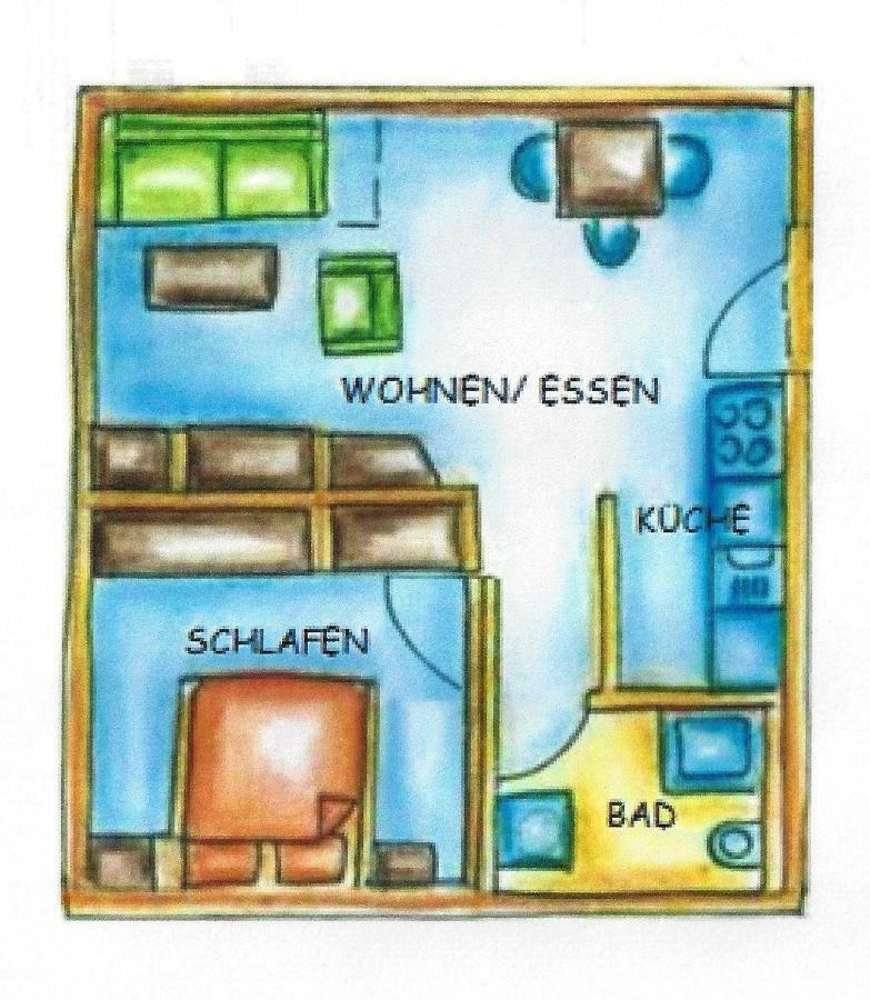 Strandnahe Ferienwohnung Ruegen ドランスケ エクステリア 写真